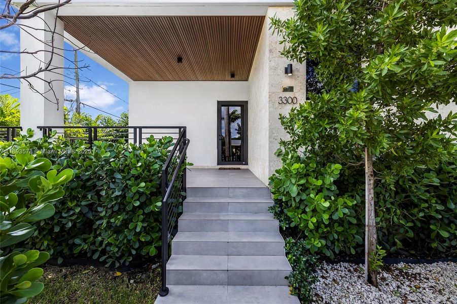 Gated Front Entrance