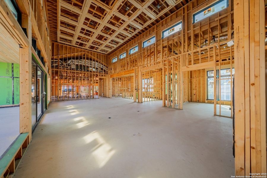 In-progress construction of a new home in , Boerne, TX (Image 23).