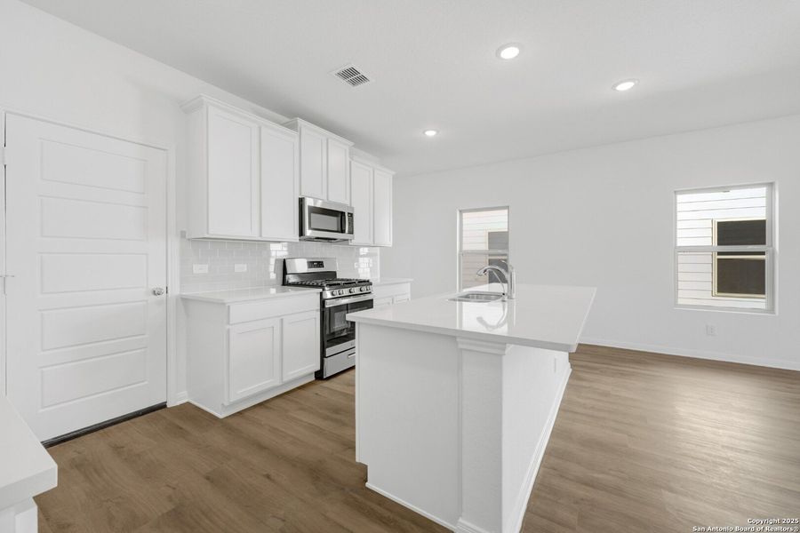 Furnished interior view inside a new home in Winding Brook, San Antonio (Image 17).