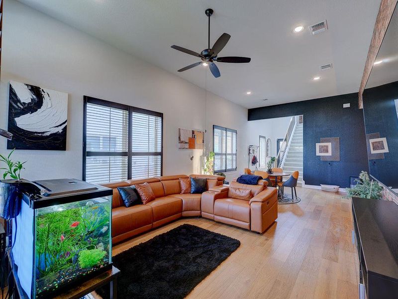 Furnished interior view inside a new home in , Liberty Hill (Image 35).