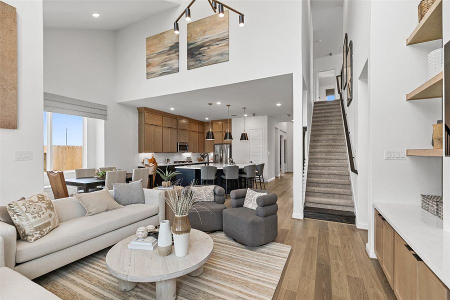Furnished interior view inside a new home in Beamer Villas, Friendswood (Image 8).