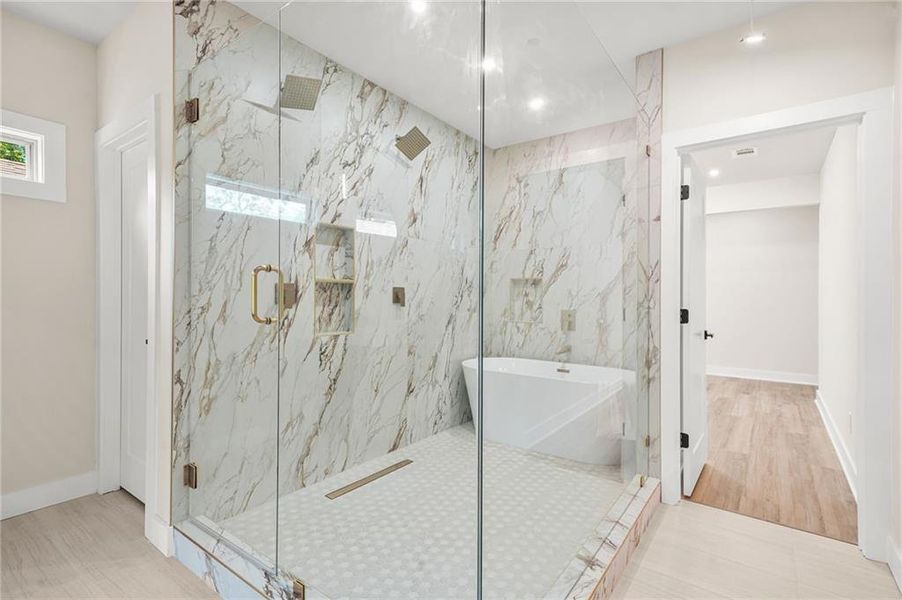 Furnished interior view inside a new home in , Atlanta (Image 16).