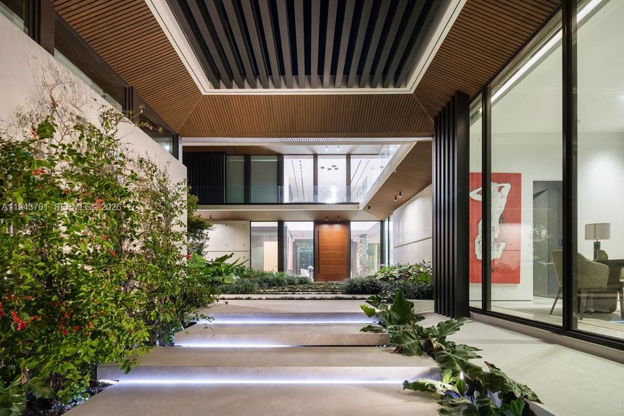 Exterior details and patio area of a home in , Miami Beach (Image 33).