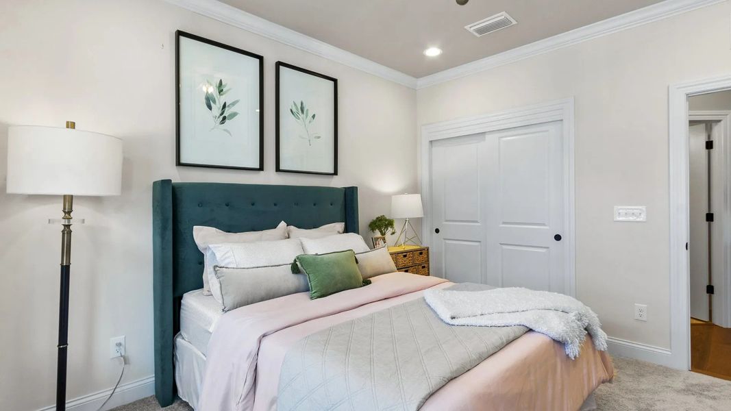 Representative furnished interior of a home built from the Promenade by Epcon Communities in The Courtyards by The Manor, Alpharetta (Image 9).