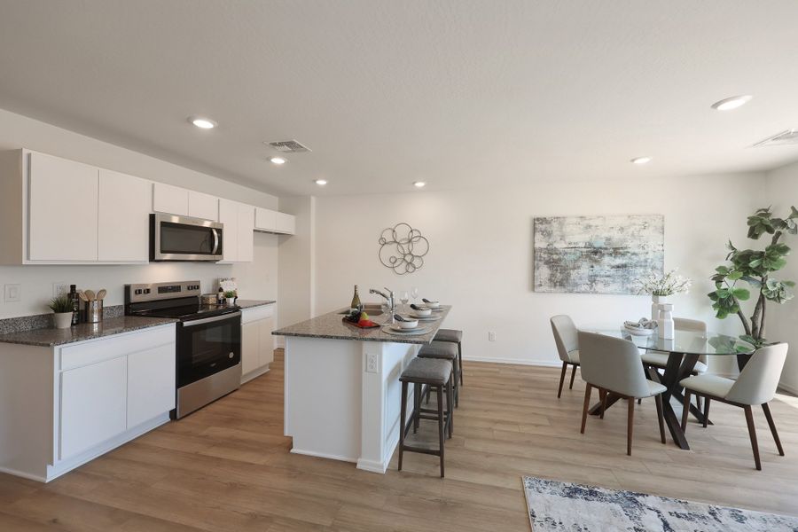 Furnished interior view inside a new home in Cross Creek Ranch, Coolidge (Image 4).