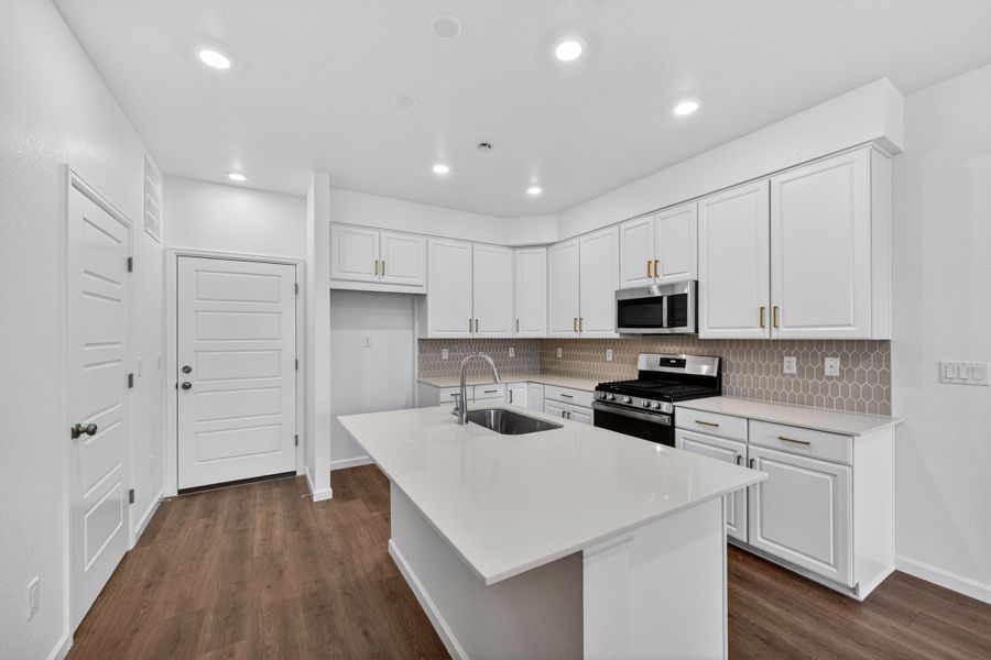 Furnished interior view inside a new home in Parterre, Thornton (Image 4).