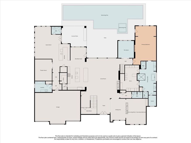 2D floor plan layout of this home in , Houston, TX (Image 5).