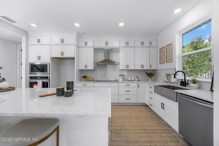 Furnished interior view inside a new home in , Jacksonville (Image 47). Furnished interior view inside a new home in , Jacksonville (Image 47).