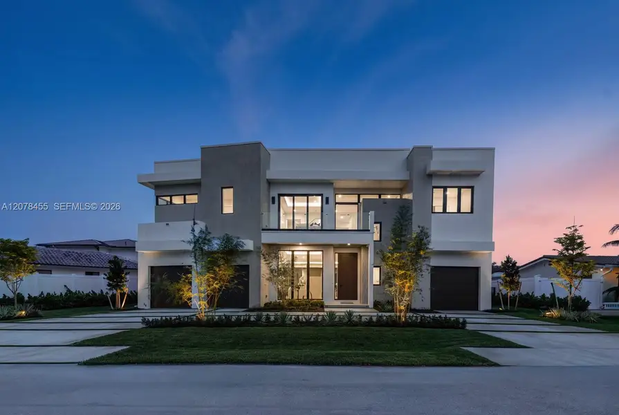 Front exterior of a new home in , Boca Raton, FL, highlighting curb appeal (Image 25).
