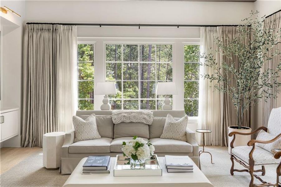 Furnished interior view inside a new home in Manor Estates, Alpharetta (Image 68).