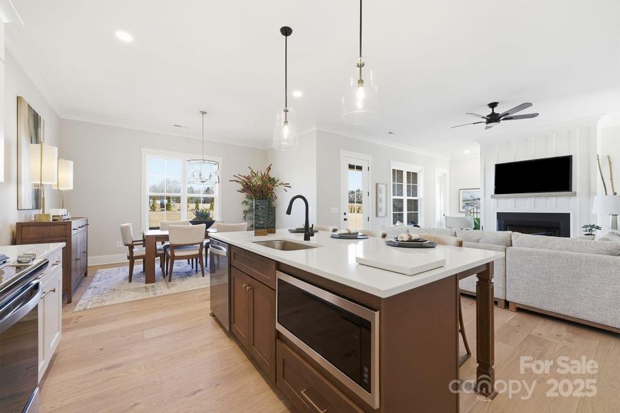 Furnished interior view inside a new home in , Lexington (Image 12).