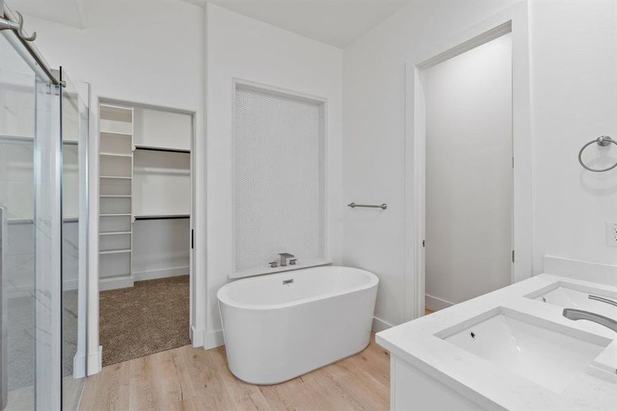 Furnished interior view inside a new home in , Ennis (Image 9).