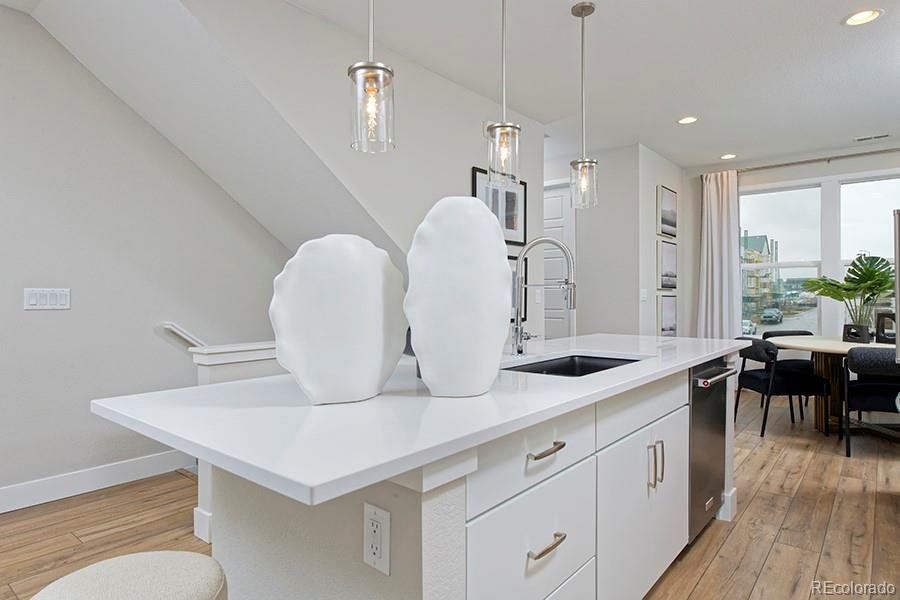 Furnished interior view inside a new home in , Denver (Image 9).