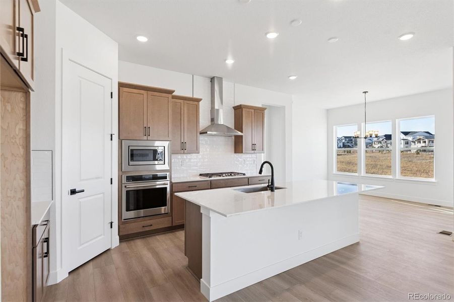Furnished interior view inside a new home in , Littleton (Image 8).