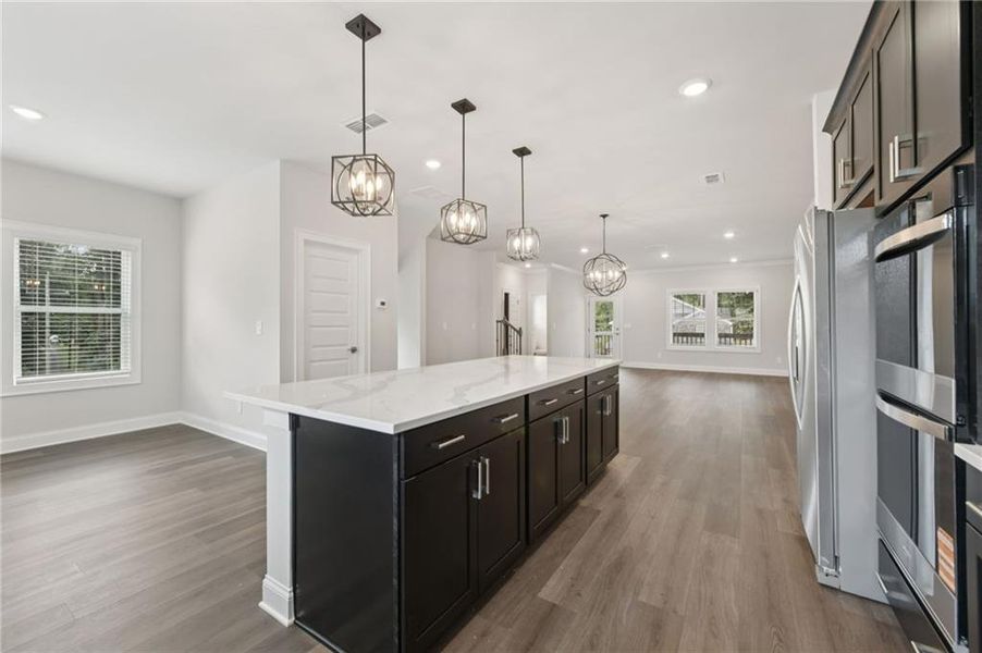 Furnished interior view inside a new home in Martin Springs - Highland Series, Lawrenceville (Image 18).