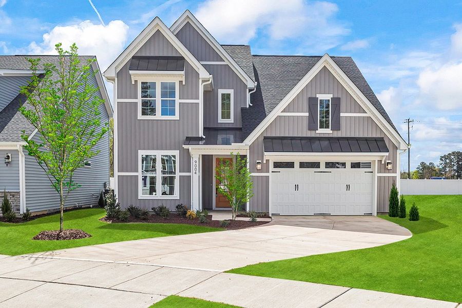 Representative exterior photo of a completed home built from the The Whitley by RobuckHomes in Kennebec Crossing, Angier, NC (Image 39). Representative exterior photo of a completed home built from the The Whitley by RobuckHomes in Kennebec Crossing, Angier, NC (Image 39).