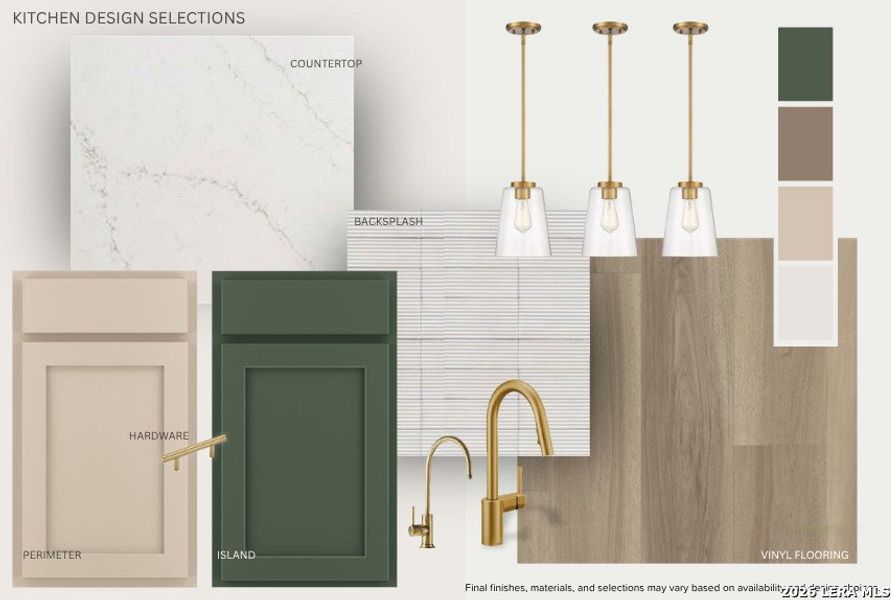 Sample of building materials used in homes in Saddlebrook Ranch, Schertz (Image 6).