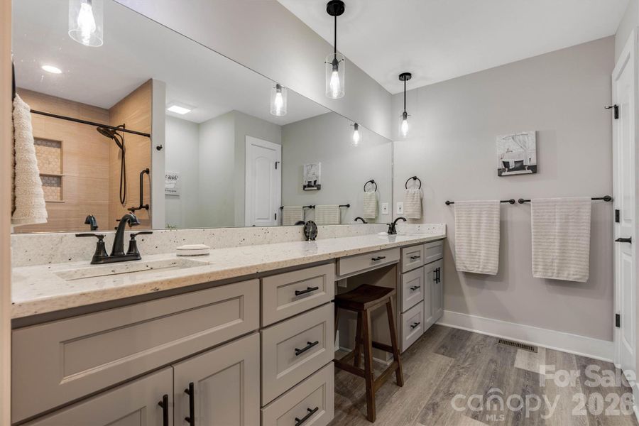 Furnished interior view inside a new home in , Lenoir (Image 17).