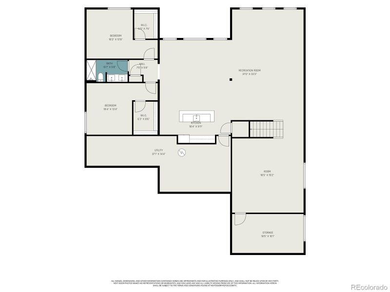 2D floor plan layout of this home in , Castle Rock, CO (Image 3).