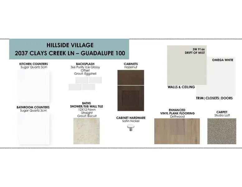 Sample of building materials used in homes in Hillside Village, Temple (Image 13). Sample of building materials used in homes in Hillside Village, Temple (Image 13).