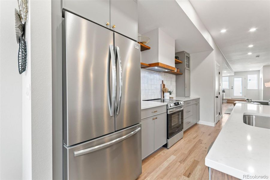 Furnished interior view inside a new home in , Denver (Image 37).