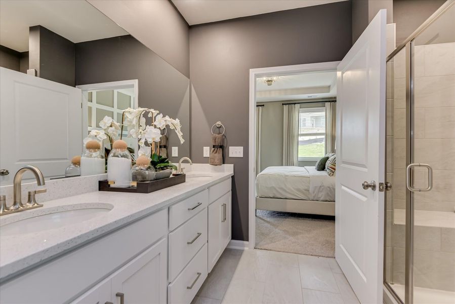 Representative furnished interior of a home built from the The Sadler by Stanley Martin Homes in Old Charleston Acres, Pelion (Image 17).