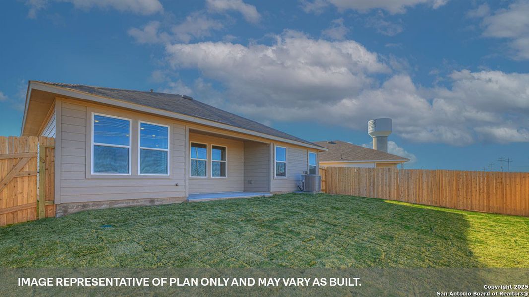 Front exterior of a new home in Navarro Fields, Seguin, TX, highlighting curb appeal (Image 13).