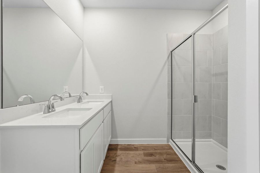 Furnished interior view inside a new home in Northpark South, Porter (Image 12).