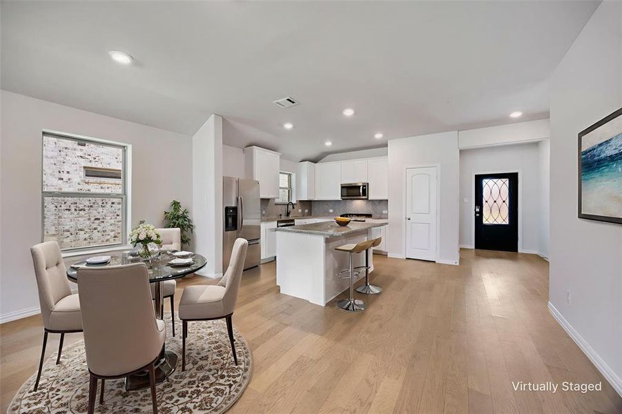 Furnished interior view inside a new home in , Princeton (Image 16).