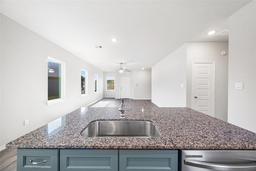 Close-up of interior finishes inside a home in Hill & Dale Ranch, Splendora (Image 12).