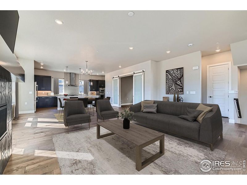 Furnished interior view inside a new home in Baseline, Broomfield (Image 33).