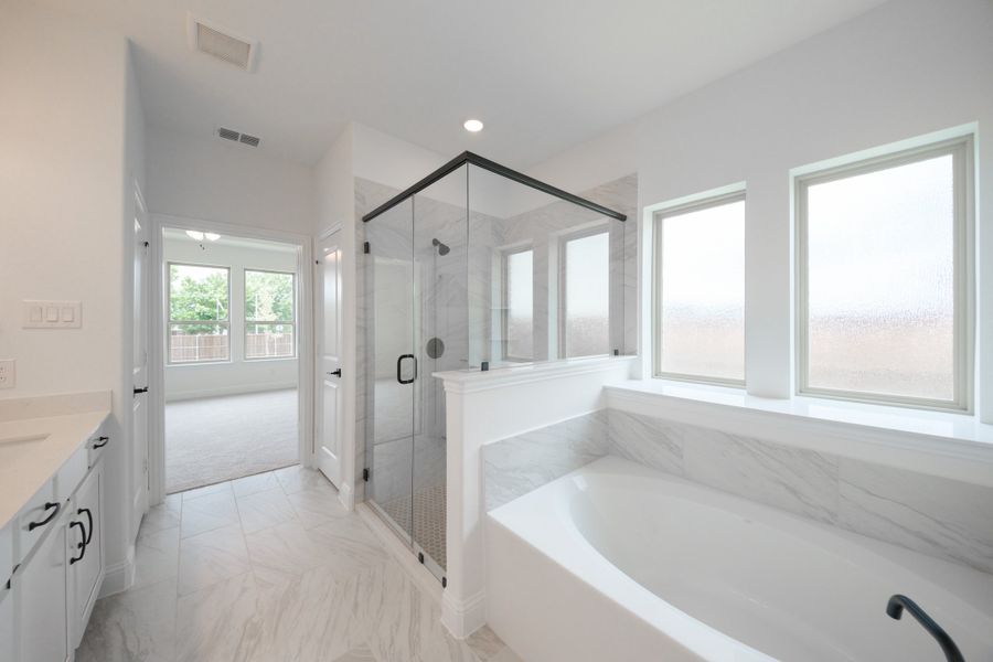 Furnished interior view inside a new home in Lovers Landing, Forney (Image 7).
