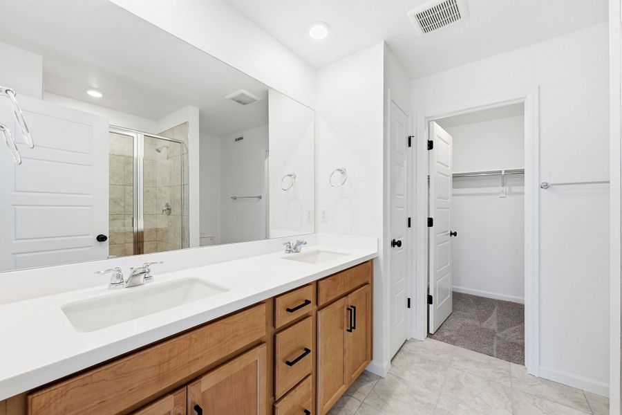 Furnished interior view inside a new home in Trailstone Townhomes - The Westerly Collection, Arvada (Image 7).