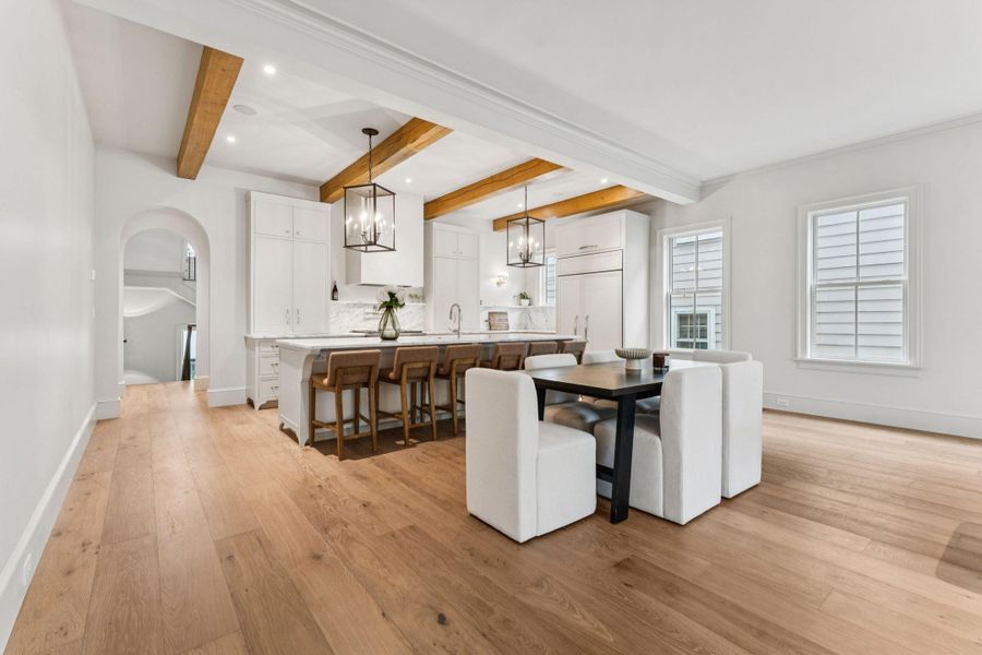 Furnished interior view inside a new home in , Charleston (Image 29).
