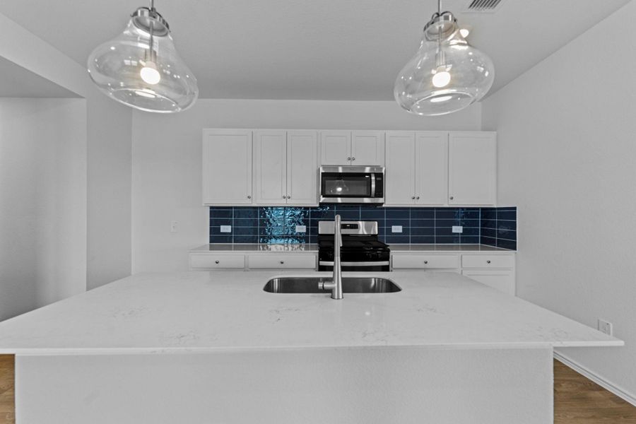 Furnished interior view inside a new home in , Kyle (Image 4).