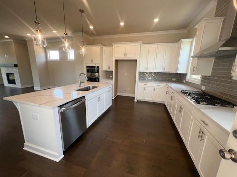 Furnished interior view inside a new home in Palisades Single Family, Cumming (Image 12).