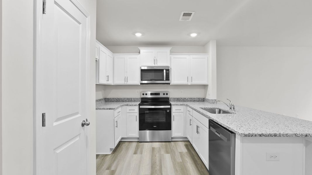 Furnished interior view inside a new home in Chestnut Ridge Townhomes, Greenville (Image 5).