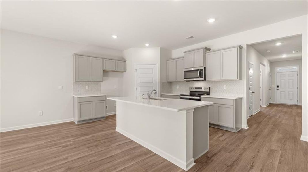 Furnished interior view inside a new home in Jackson Landing, Jefferson (Image 13).