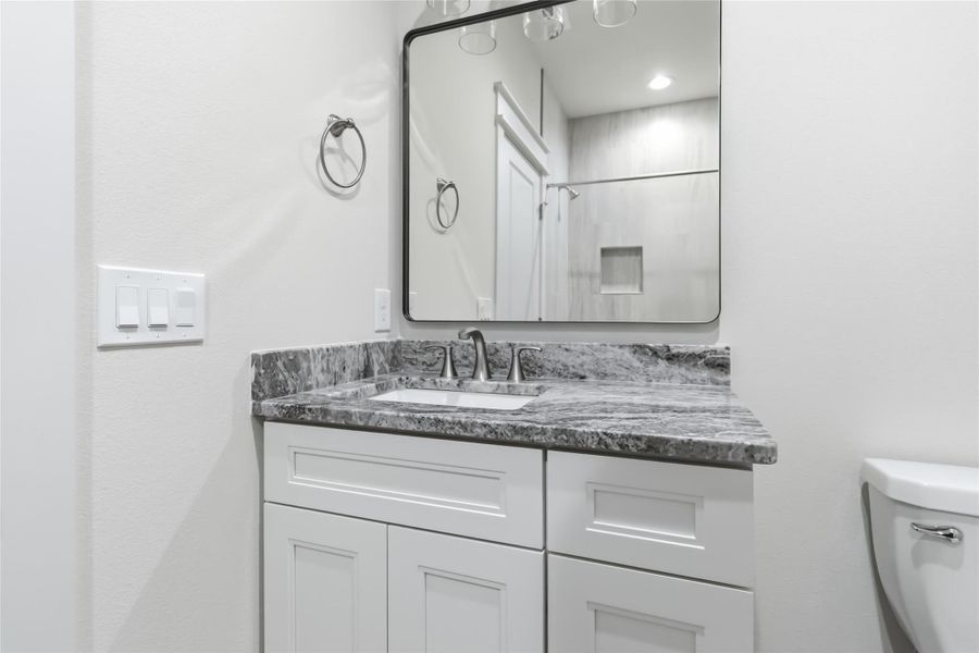 Second full bathroom on upper level