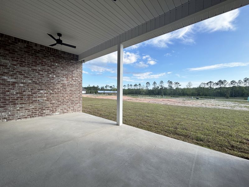 Exterior details and patio area of a home in Natureview, Freeport (Image 3).