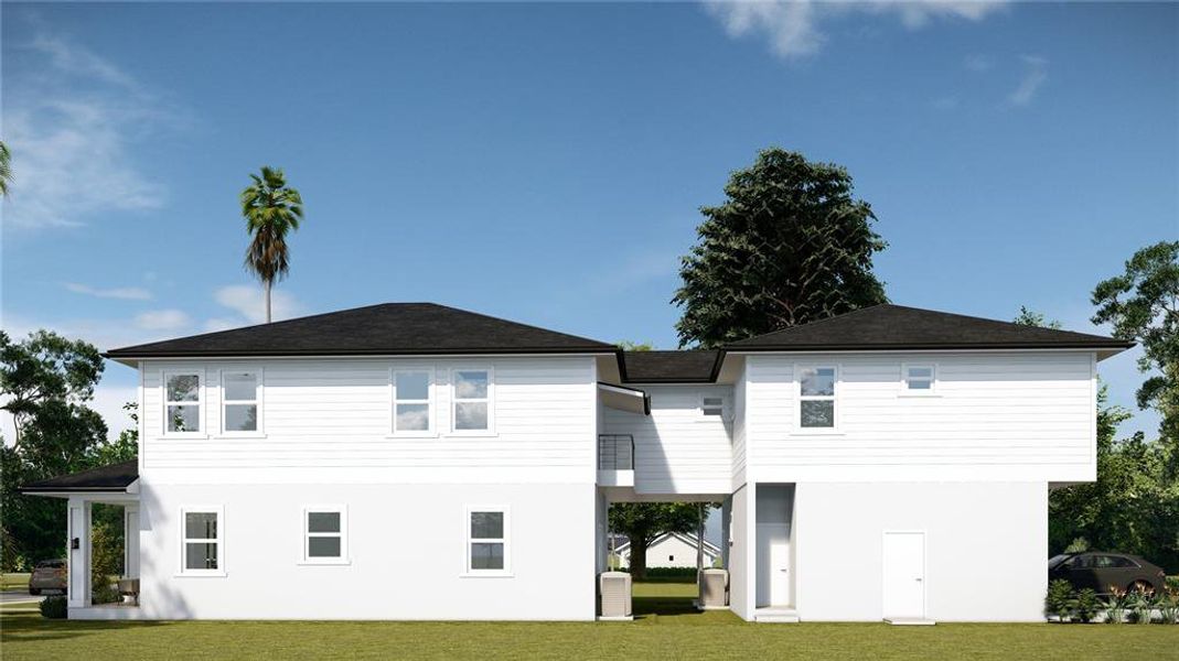 Exterior details and patio area of a home in , St. Petersburg (Image 9).