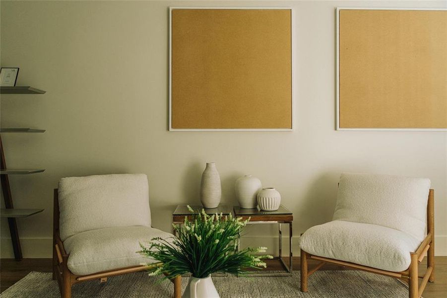 Close-up of interior finishes inside a home in , Dallas (Image 19).