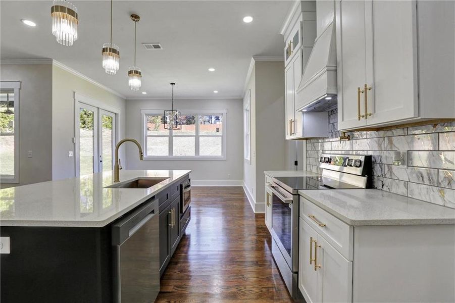 Furnished interior view inside a new home in , Snellville (Image 15). Furnished interior view inside a new home in , Snellville (Image 15).