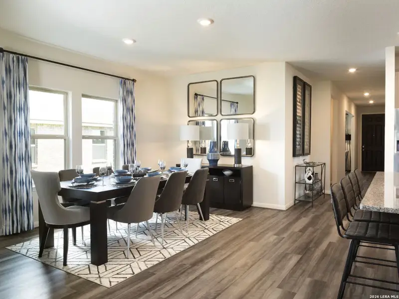 Furnished interior view inside a new home in , San Antonio (Image 8).