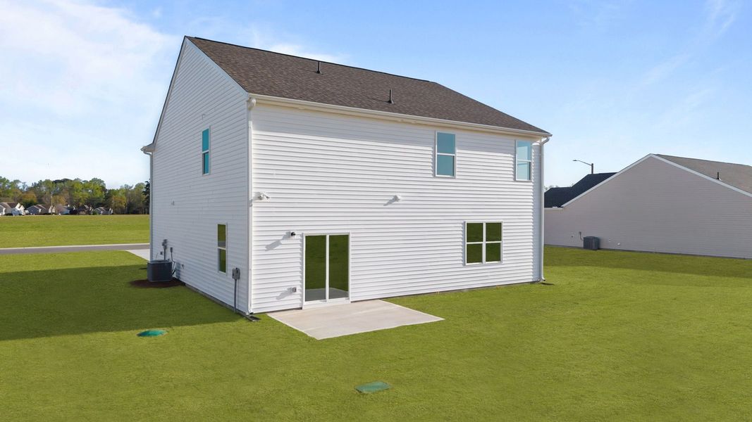 Exterior details and patio area of a home in Dail Farm, Farmville (Image 18).