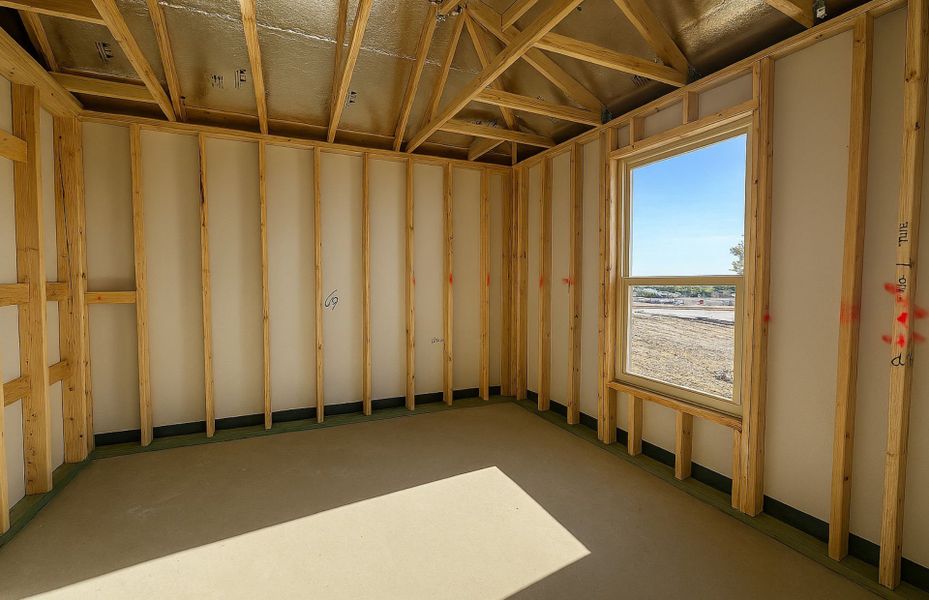 In-progress construction of a new home in La Cima, San Marcos, TX (Image 14).