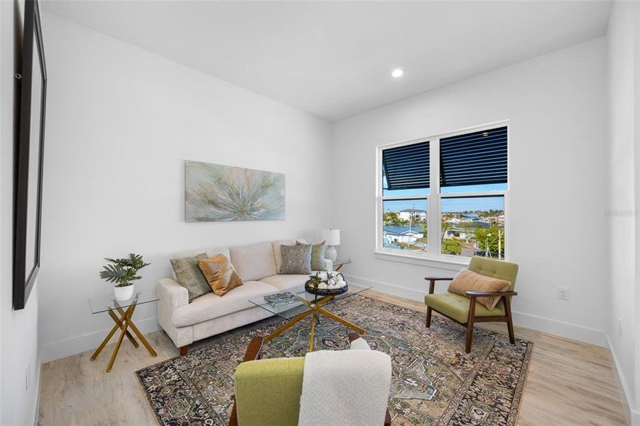 Furnished interior view inside a new home in , Treasure Island (Image 9).