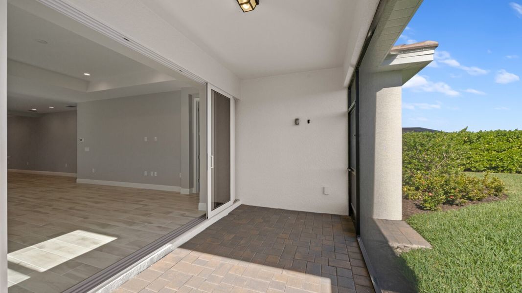 Exterior details and patio area of a home in Verandah, Fort Myers (Image 23).