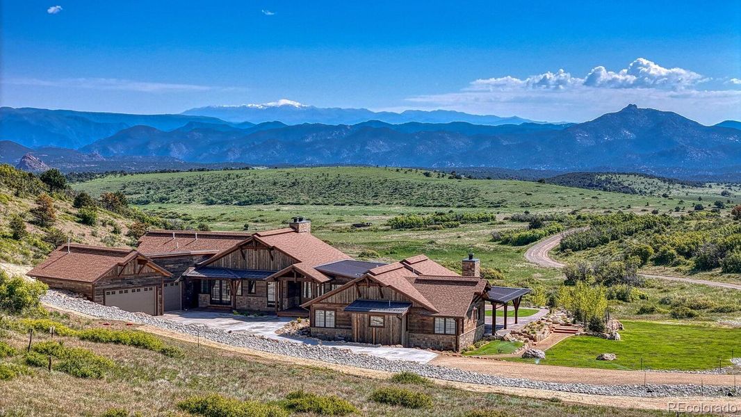 Enjoy unobstructed views of Pike Peak and the Sangre de Cristo Mountain Range Enjoy unobstructed views of Pike Peak and the Sangre de Cristo Mountain Range