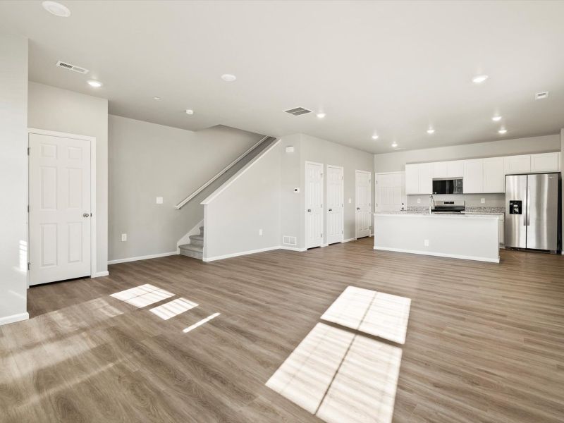 Spacious, unfurnished interior of a new home in Poudre Heights: The Meadow Collection, Windsor (Image 9).